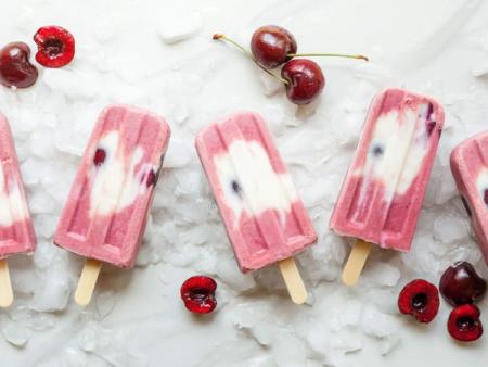 Receta: helados con frutas maduras 🍌 🍒