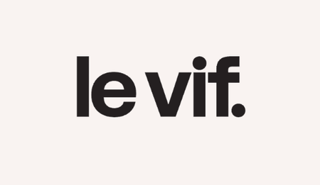The text "le vif." in a black sans-serif font.