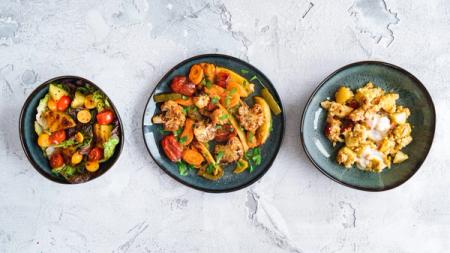 Ein 3-Gänge-Menü aus geretteten Lebensmitteln