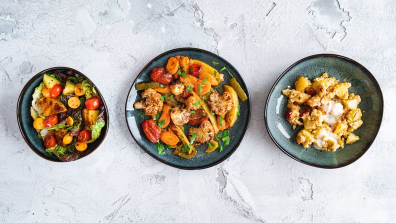 Ein 3-Gänge-Menü aus geretteten Lebensmitteln