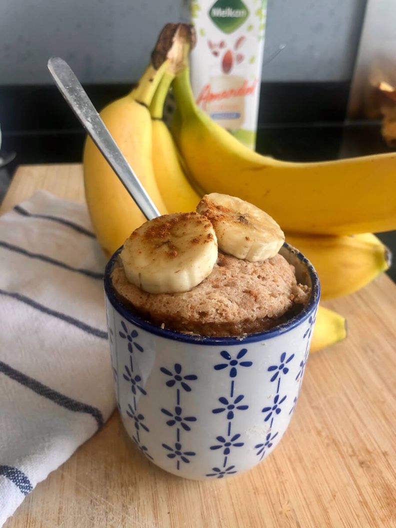 Van (overrijpe) banaan naar mugcake