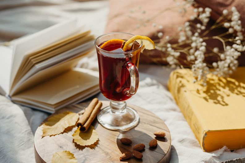 Vin chaud aux épluchures de clémentines