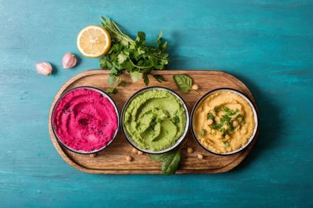 L’hummus e le sue varianti colorate