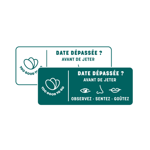a sticker that says past my date on it