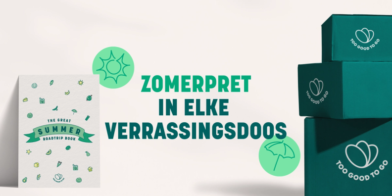 a poster that says zomerpret in elke verrassingsdoos