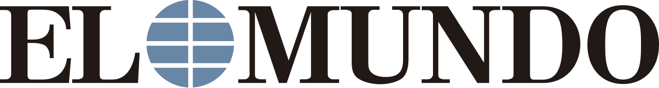 El Mundo logo with a blue globe.
