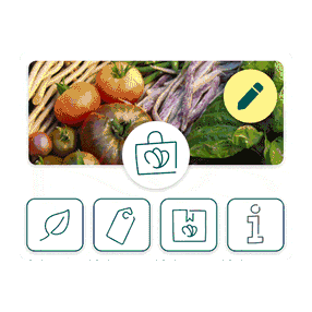 un tas de légumes sont posés les uns sur les autres sur une table.