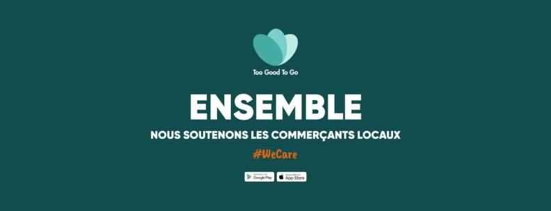 Too Good To Go soutient les commerçants locaux en mettant l'application à leur disposition pour proposer une offre limitée de plats à emporter