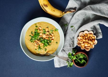 RECETTE : SOUPE À LA BANANE ET AU CURRY