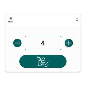a screenshot of a calculator with the number 4 on it