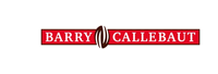 a barry callebaut logo with a coffee bean in the middle
