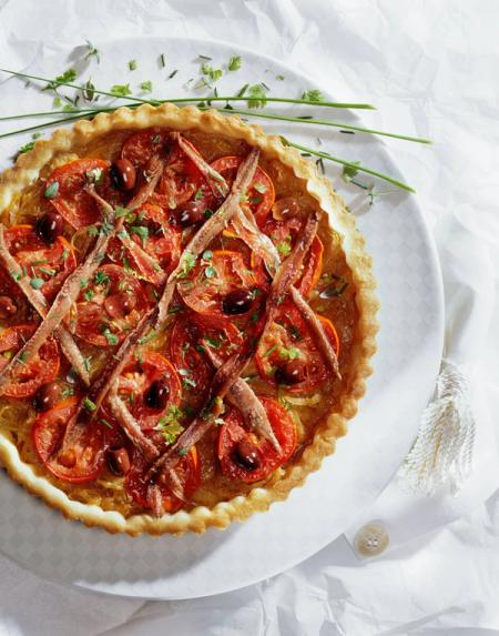 Pissaladière anti-gaspi à la tomate