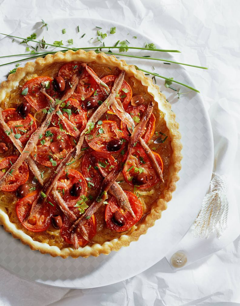 Pissaladière anti-gaspi à la tomate