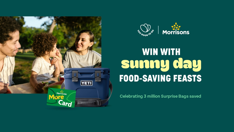 win with morrisons and too good to go