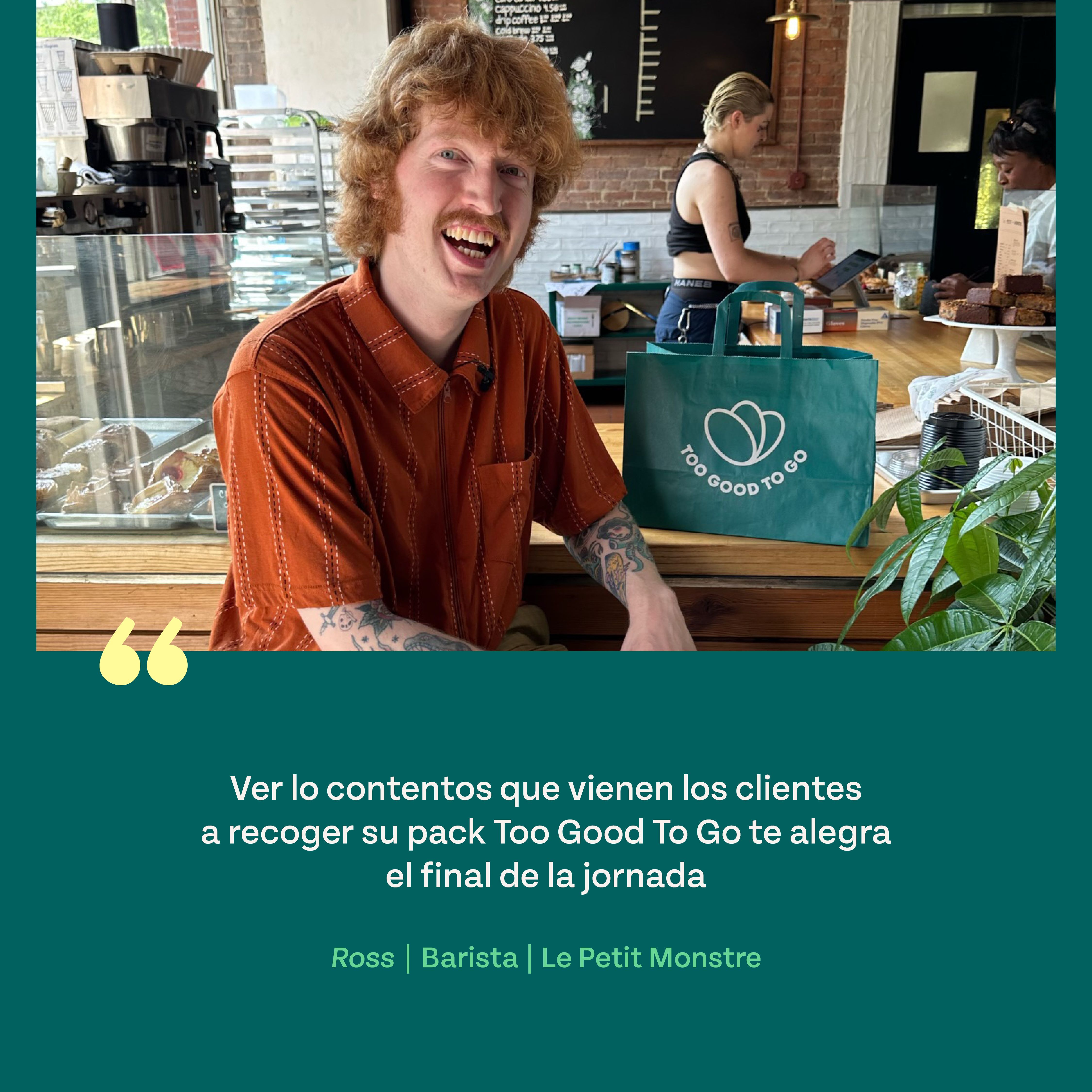 Testimonial Ross barista at Le Petit Monstre