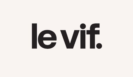 The text "le vif." in a black sans-serif font.