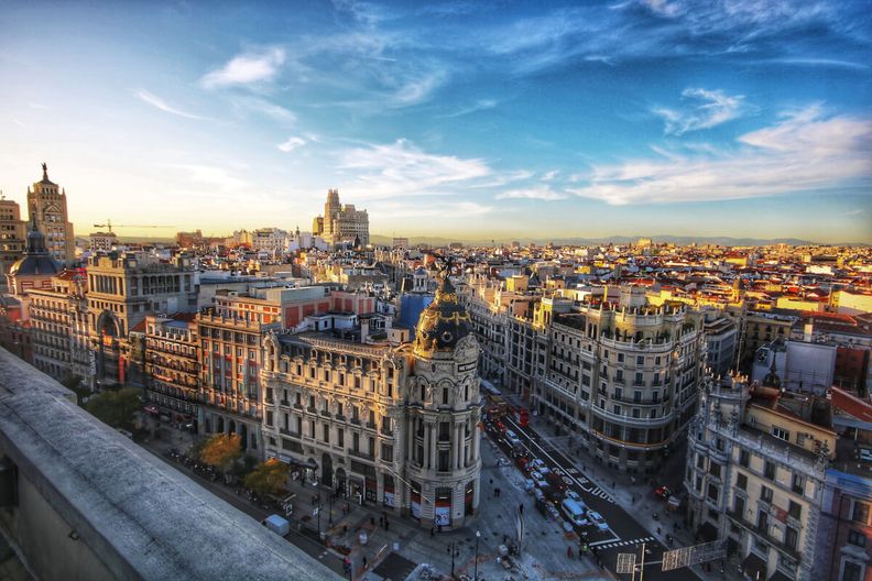 Madrid : Een royale stad.