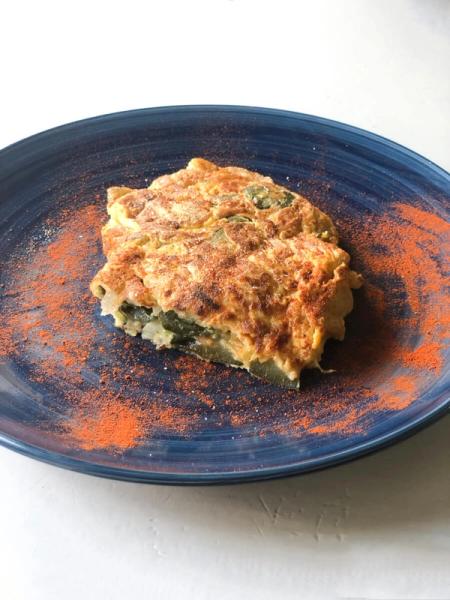 #ChefsContraElDesperdicio: Tortilla francesa de cáscara de pepino de Pepa Muñoz