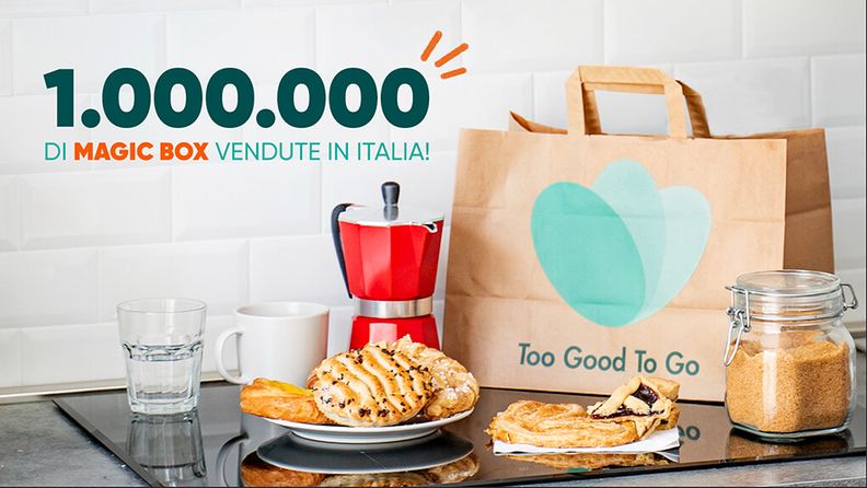 Too Good To Go raggiunge il traguardo di 1 milione di Magic Box vendute in Italia