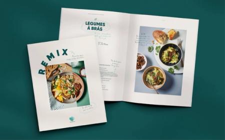 O livro "REMIX: Receitas para reaproveitar alimentos"
