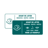 a sticker that says past my date on it