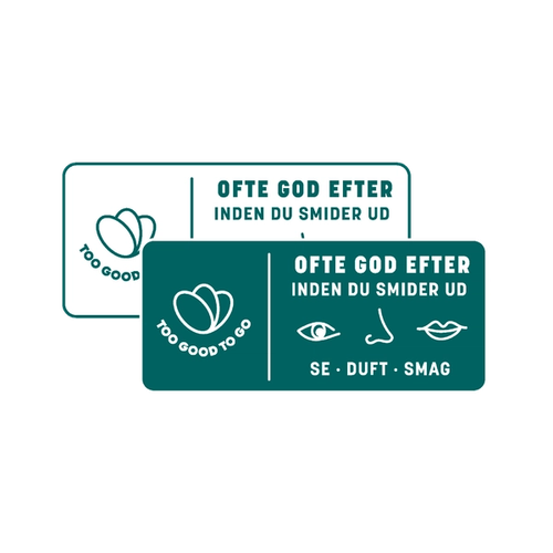 a sign that says ' ofte god efter inden du smider ud ' on it