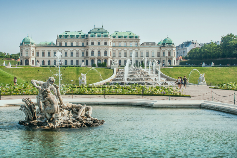 Beautiful parks in Vienna