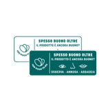 a sticker that says past my date on it