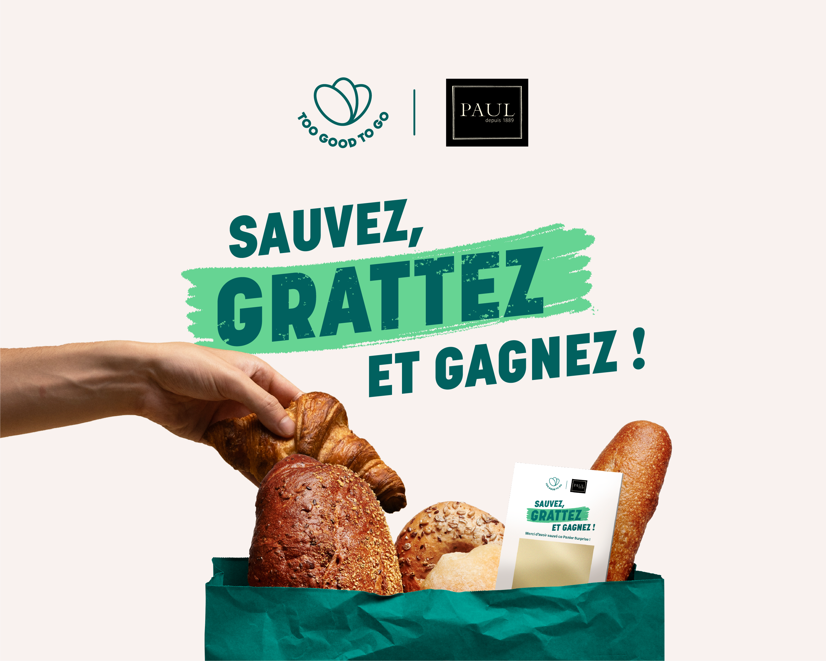 a poster that says sauvez grattez et gagnez