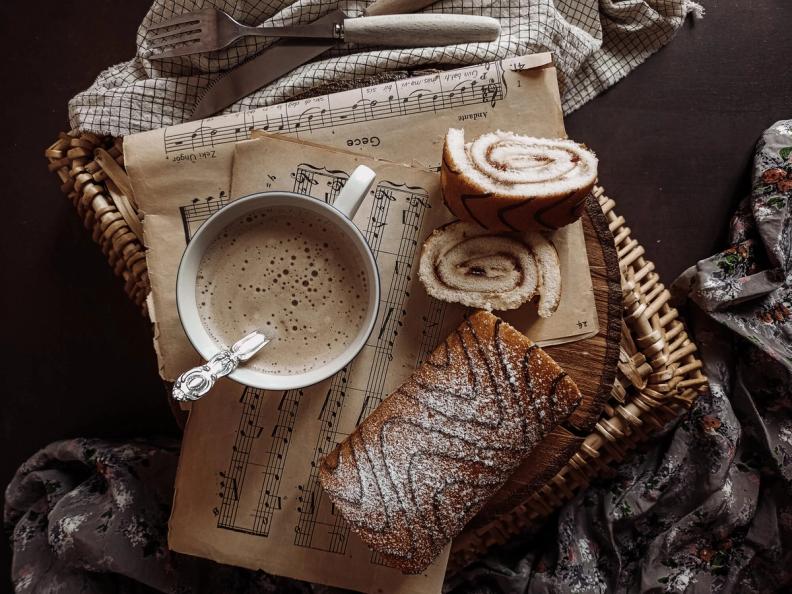 Recette de bûche de Noël au chocolat à base de pain rassis