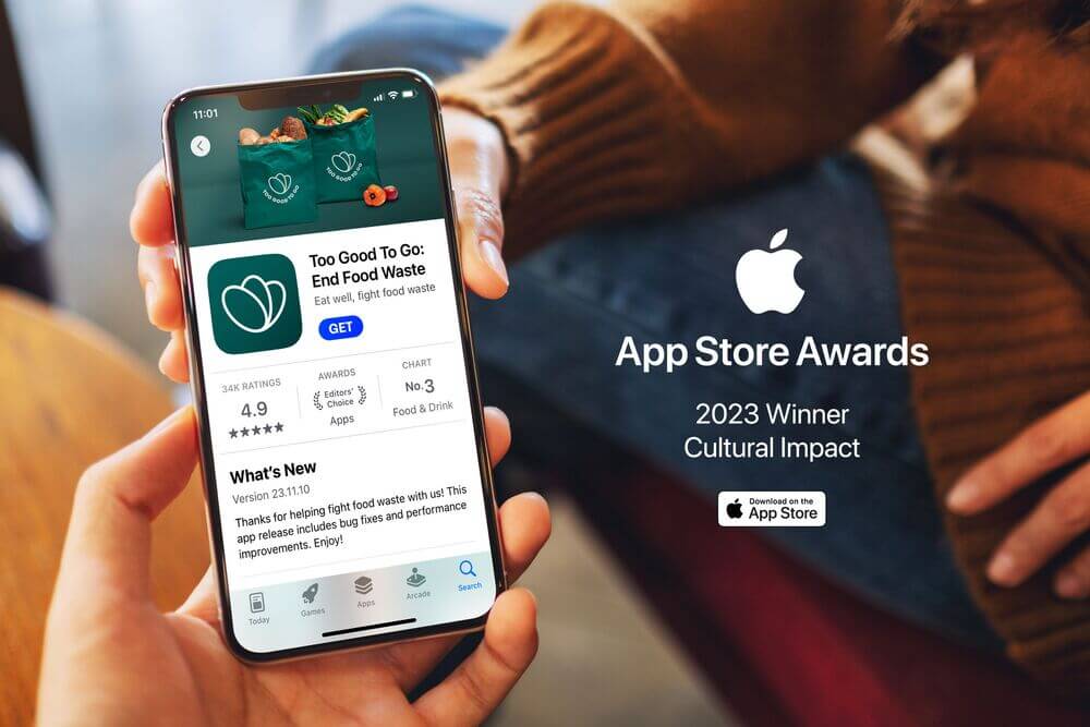 Too Good To Go verkozen door Apple tot één van de beste apps ter wereld