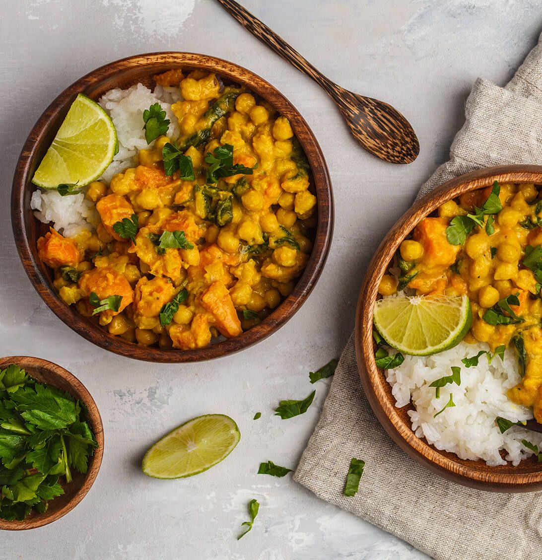 Leftover Sweet Potato and Spinach Curry Recipe (Vegetarian)