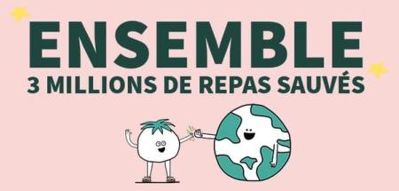 Too Good To Go : 3 millions de repas sauvés en 2018!