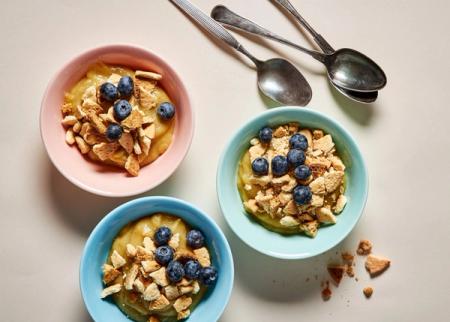 RECETTE : DESSERT À LA CRÈME AUX FRUITS ET AUX BISCUITS