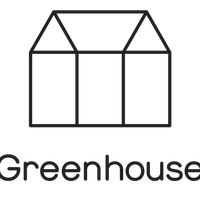 a black and white drawing of a greenhouse with the word greenhouse below it