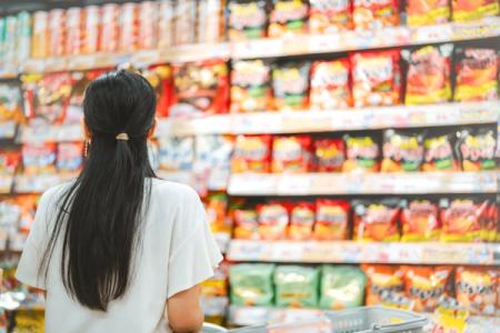 Woman in c-store