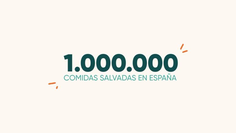 Hemos llegado a un millón de comidas salvadas 🎉💚
