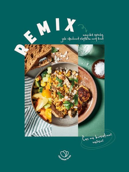 a book called remix has a bowl of food on the cover
