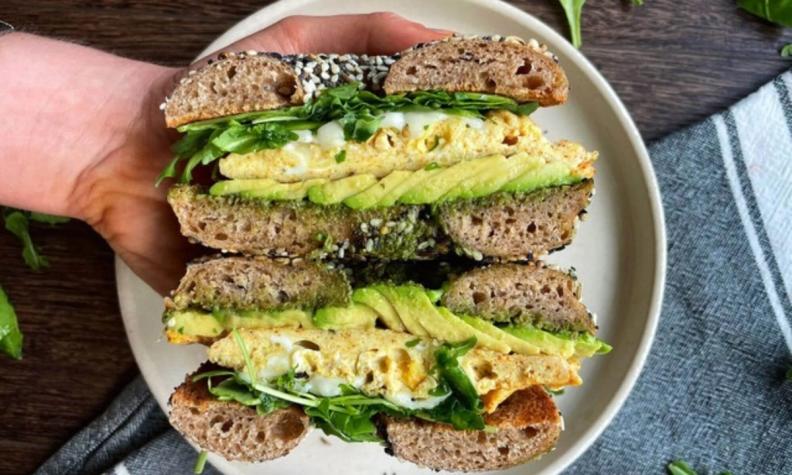 Recipe: Pesto Eggs Breakfast Sandwich