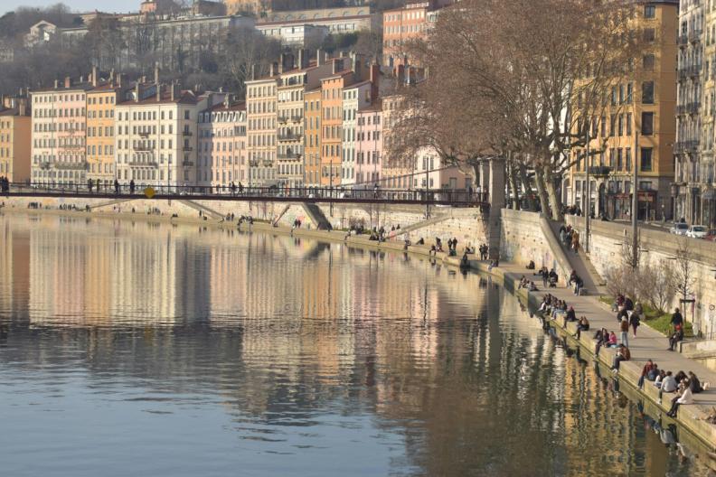 Image du Rhone à Lyon