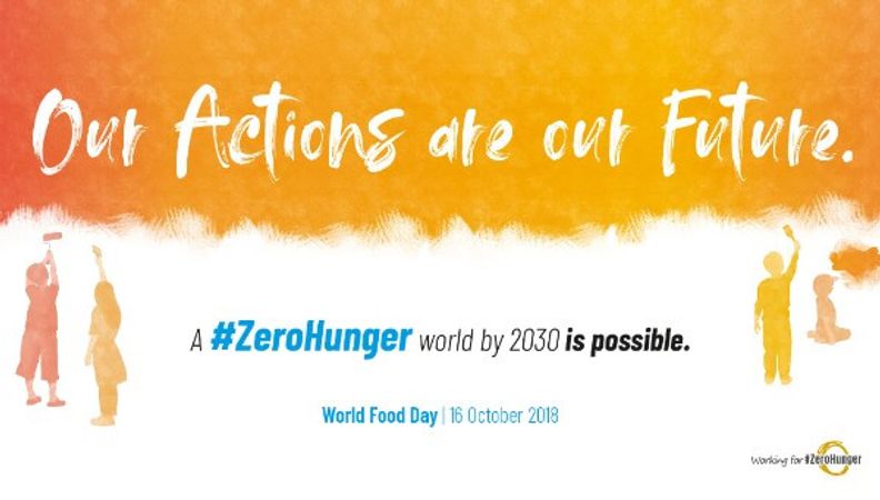 Que fais-tu pendant la journée mondiale de l'alimentation 2018 ?