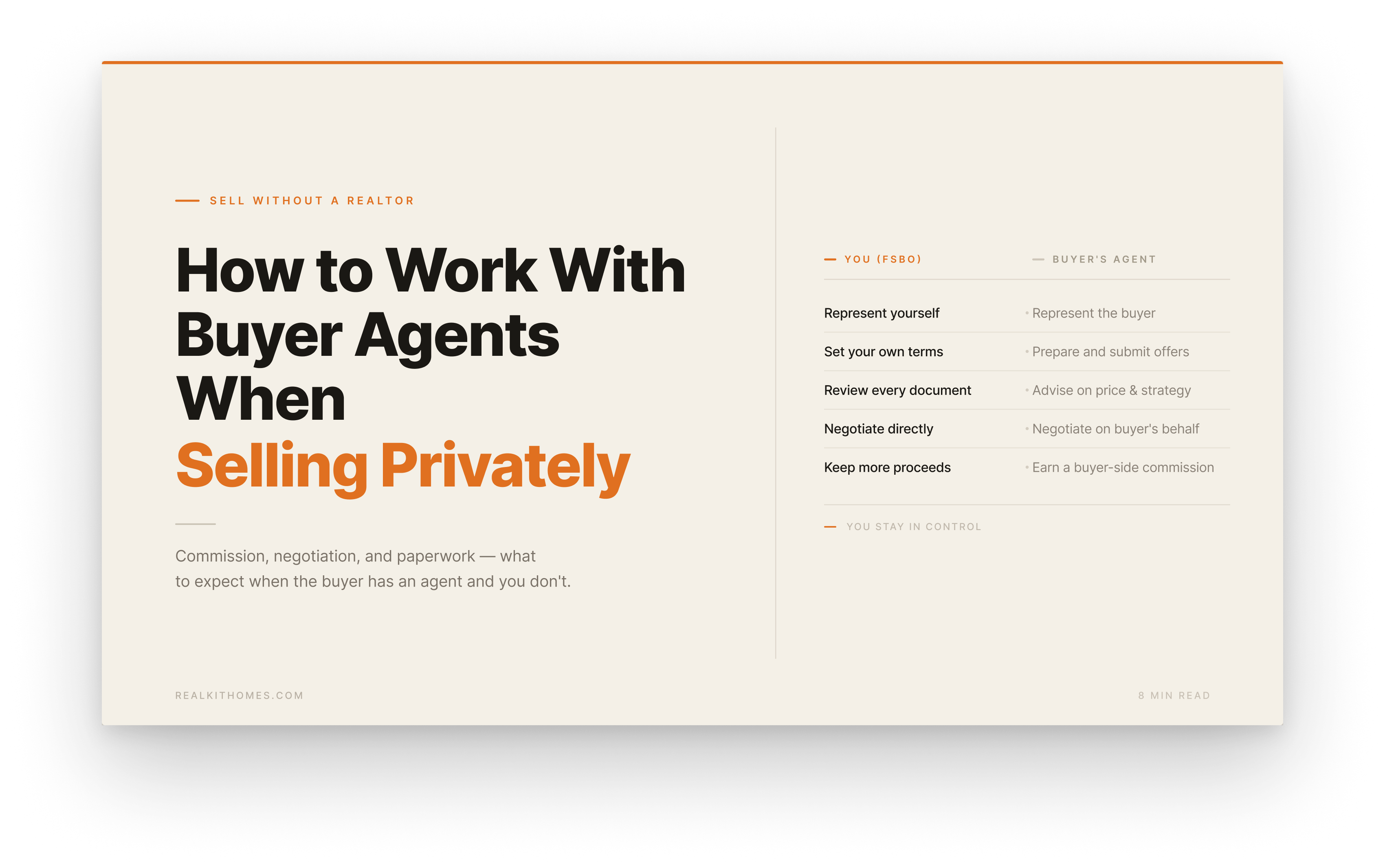 How to Work With Buyer Agents When You’re Selling Privately in Ontario