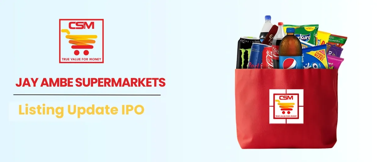 Jay Ambe Supermarkets IPO Subscribed 1.61x on Day 1 icon