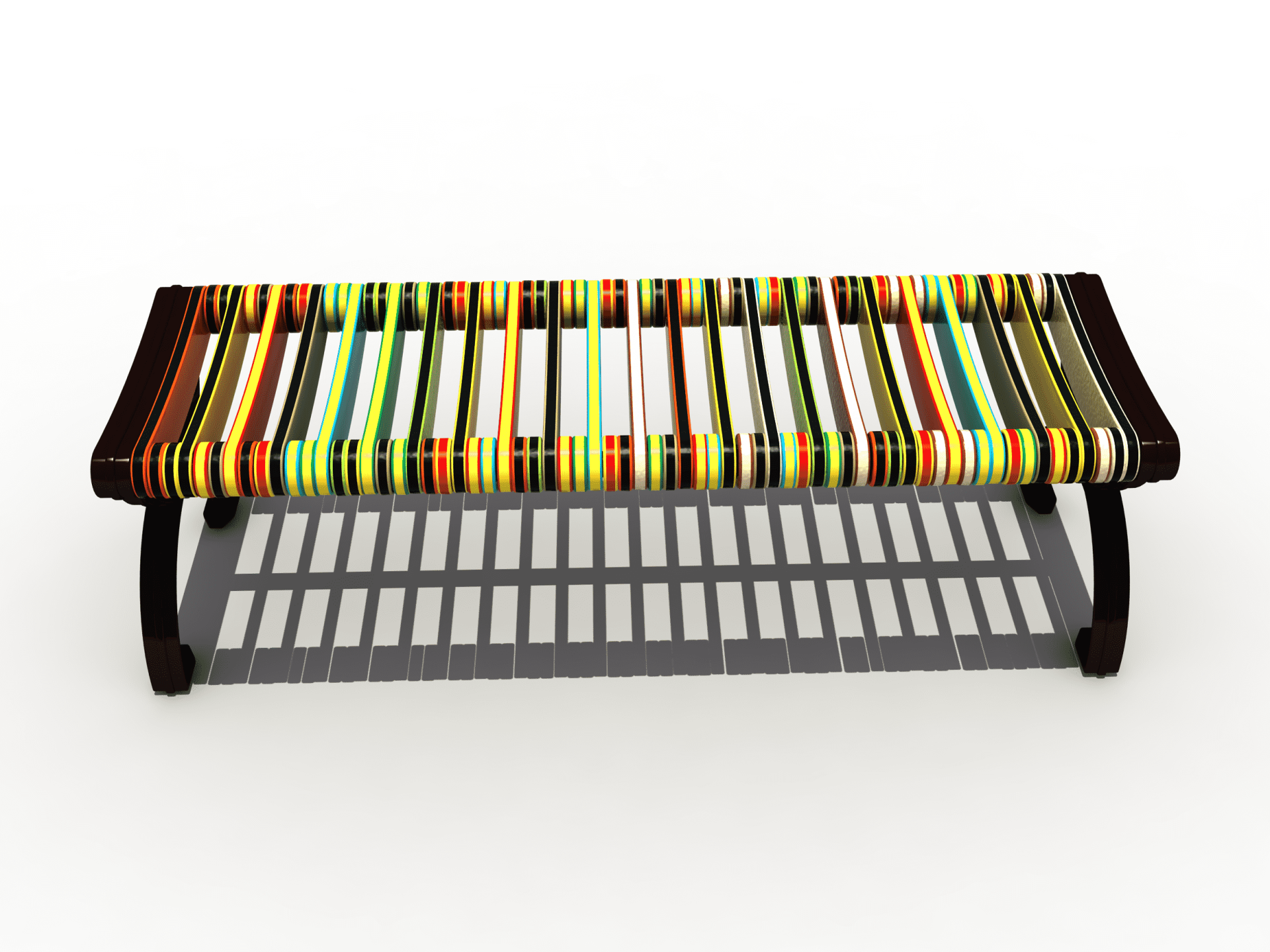 Colour Art Bench — Kidzspace Playgrounds