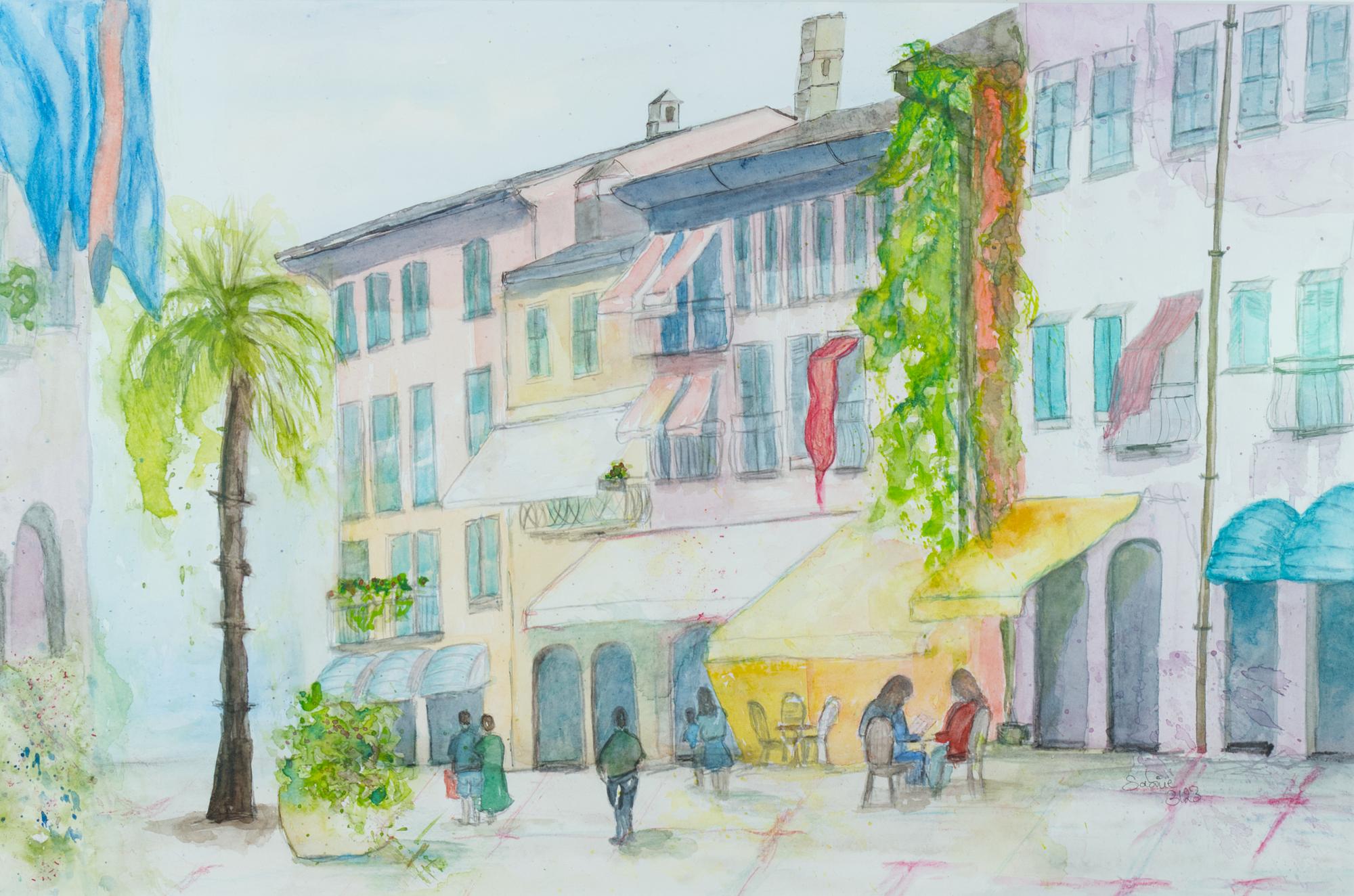 Stadtansicht Lazise, Gardasee