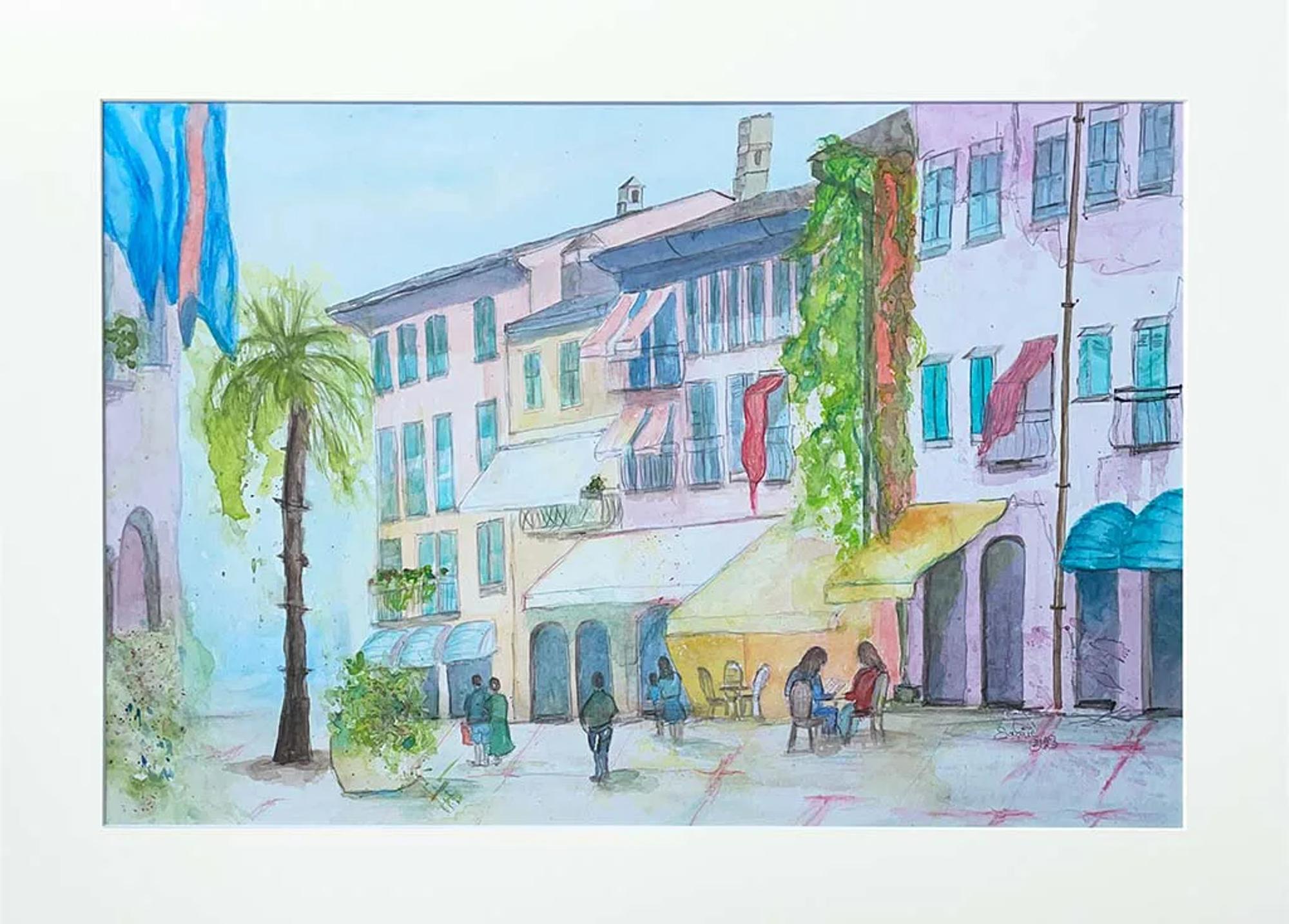 Stadtansicht Lazise, Gardasee