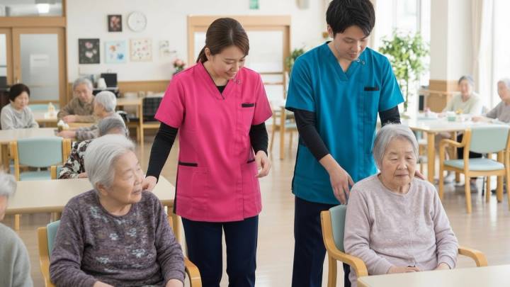 短期入所イメージ（AI生成イメージ）