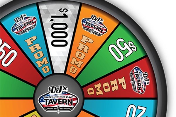 Up to $1,000 Wheel Spin