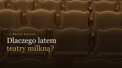 Dlaczego latem teatry milkna? - puste fotele teatralnej widowni