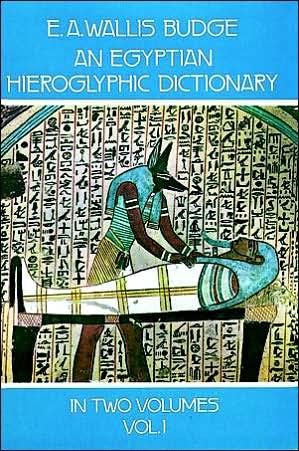 An Egyptian hieroglyphic dictionary